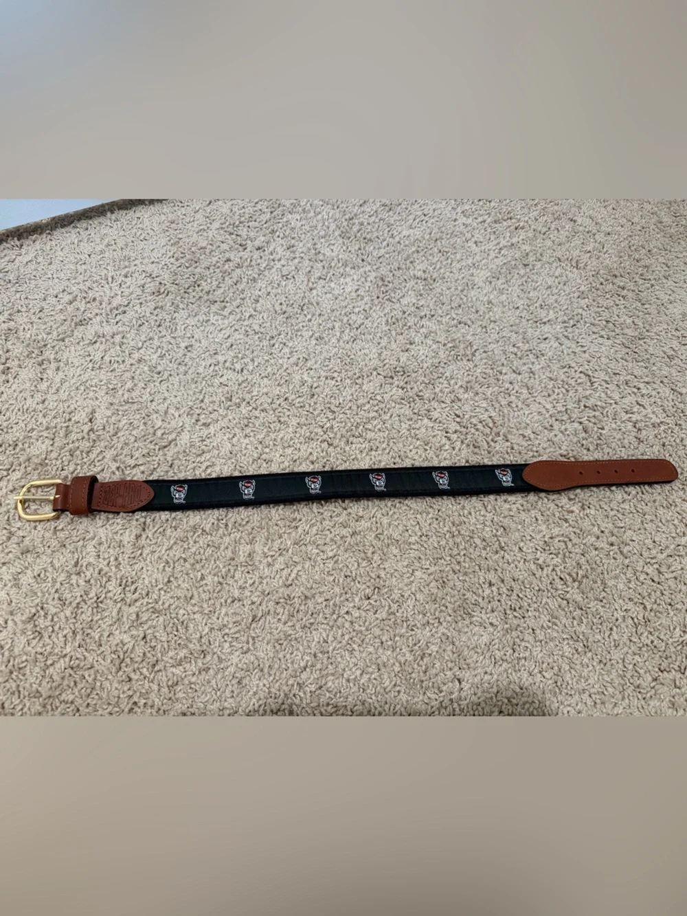 NC STATE TODDLER Belt with WOLFPACK Logo